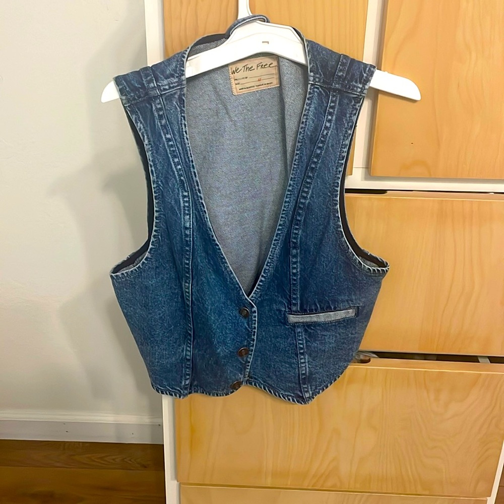 We the Free denim vest